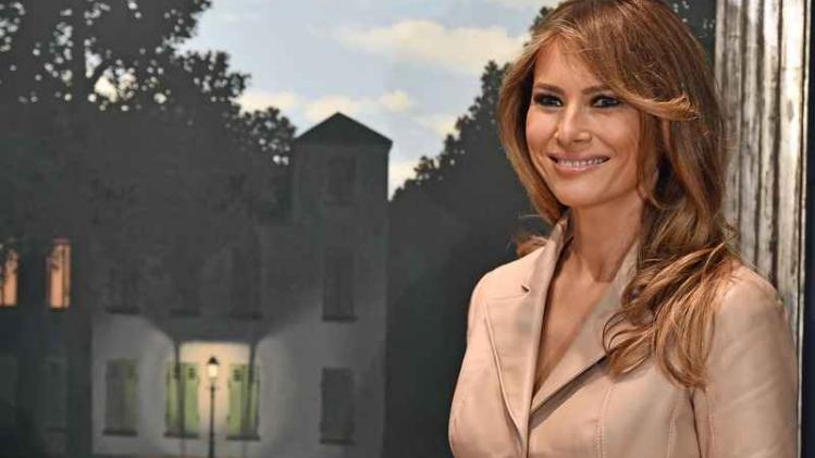 DIPLOMACY BELGIUM FIRST LADY VISIT MAGRITTE MUSEUM