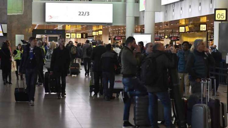 ZAVENTEM AIRPORT MARCH 22 TERROR ATTACKS TRIBUTE CEREMONY