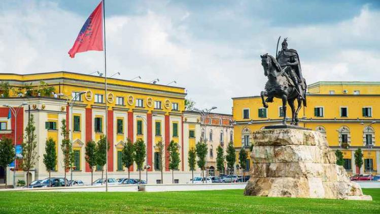 Albania Skanderbeg Square Tirana