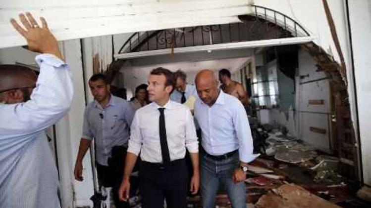 Macron promet de nouvelles aides aux sinistrés de l'ouragan dans les Antilles