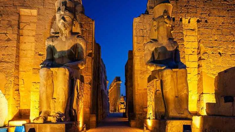 Entrance of Luxor Temple, Egypt