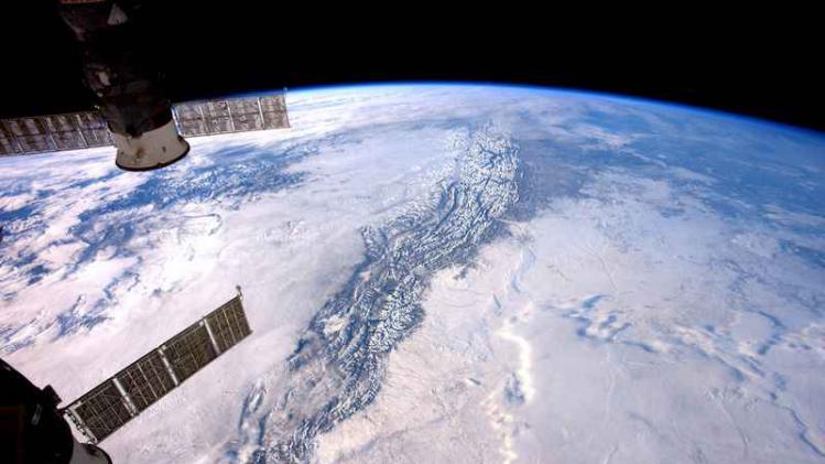 SPACE-ISS-ROCKY MOUNTAINS