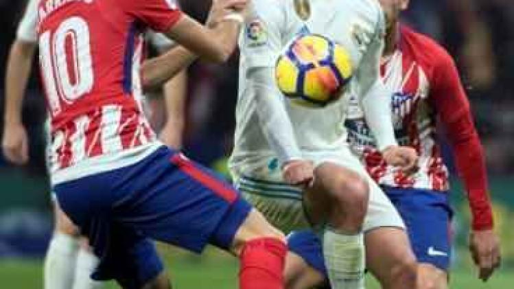 Les Belges à l'étranger - Le Real et l'Atletico se neutralisent dans le derby madrilène, Carrasco joue 36 minutes