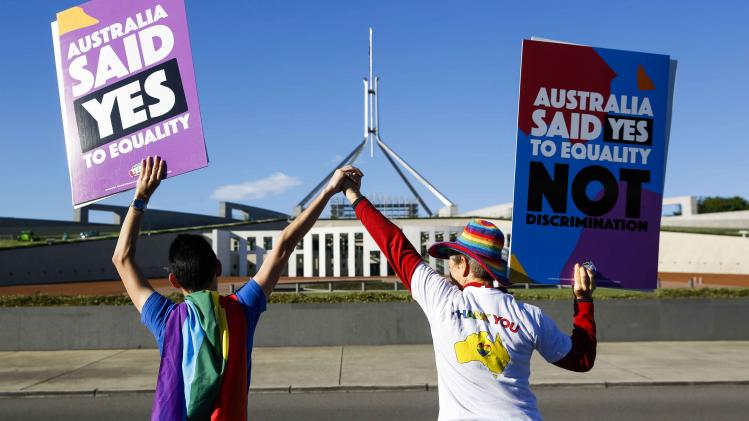 AUSTRALIA-POLITICS-GAY-RIGHTS-MARRIAGE
