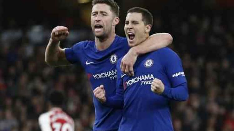 Les Belges à l'étranger - Eden Hazard, sur penalty, marque pour Chelsea à Arsenal qui arrache le partage 2-2