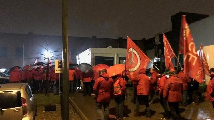 Les travailleurs bloquent l'usine Vandemoortele à Seneffe depuis lundi matin