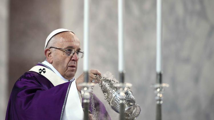 ITALY-VATICAN-POPE-ASH WEDNESDAY