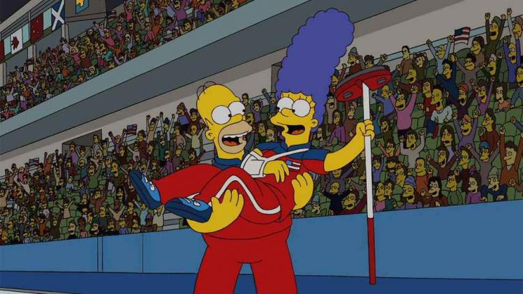 The-Simpsons-Curling