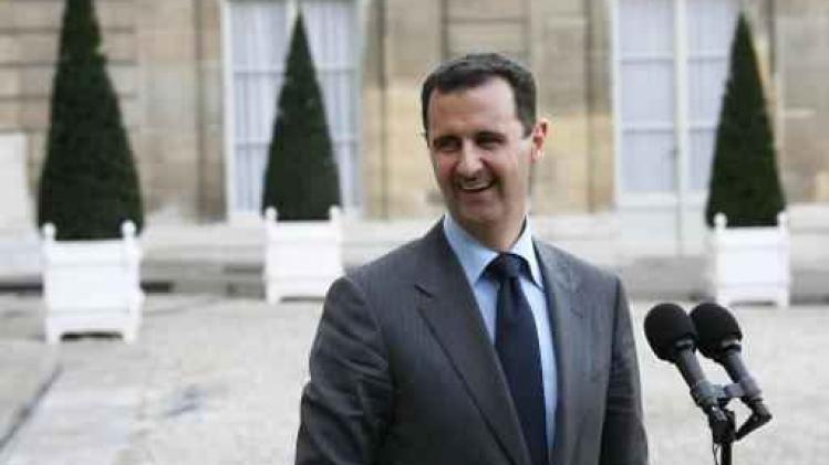 Bachar al-Assad auprès de troupes du régime dans la Ghouta
