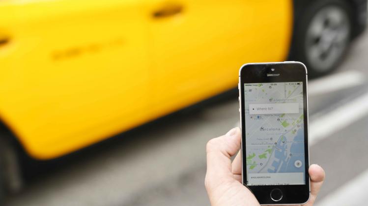 SPAIN-TRANSPORT-ECONOMY-UBER