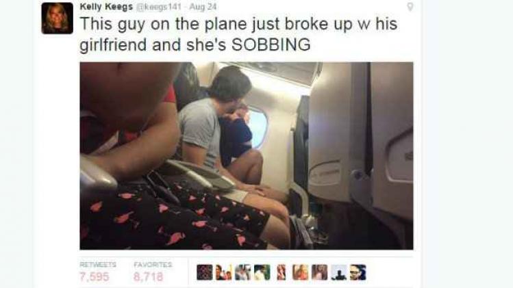 plane break up