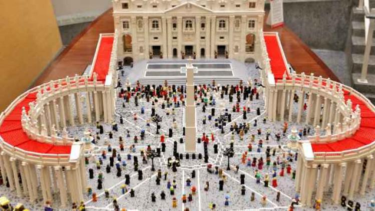 Une basilique Saint-Pierre en Lego pour l'arrivée du pape à Philadelphie