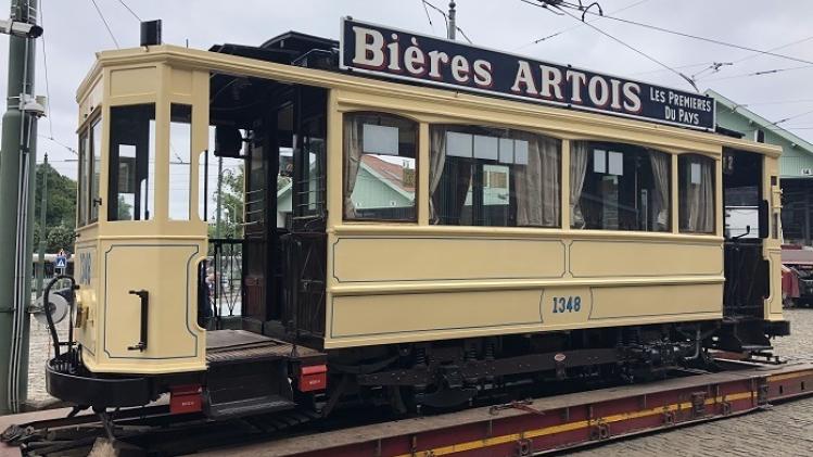 Gerestaureerde tram uit 1914