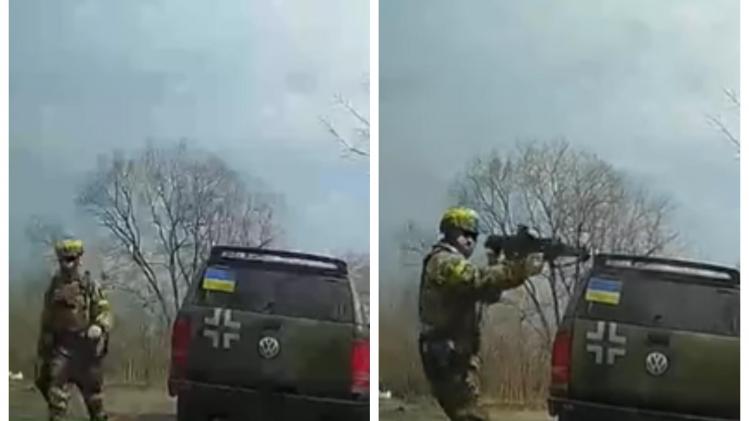 Pourquoi cette vidéo montrant des soldats ukrainiens s’en prenant à une femme russe est-elle fausse? (vidéo)