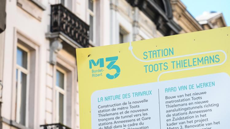 Bruxelles : Le chantier de la ligne de métro 3 va reprendre