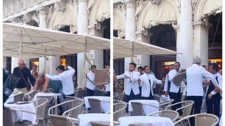 Grosse bagarre à Venise : des serveurs en viennent aux mains avec des clients (vidéo)