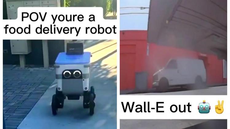 Ces deux génies tentent de voler un robot de livraison: «Cela s’est mal terminé pour eux» (vidéo)