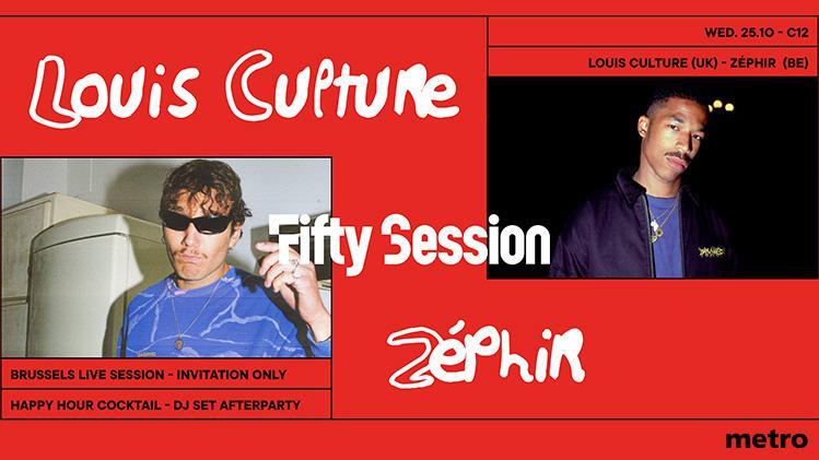 CONCOURS : Gagne tes places pour la Fifty Session du 25 octobre avec Louis Culture et Zéphir !