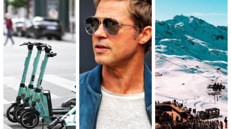 Gros changement pour le trottinettes, Brad Pitt, la meilleure station de ski au monde: voici l’actu de ce 21 novembre
