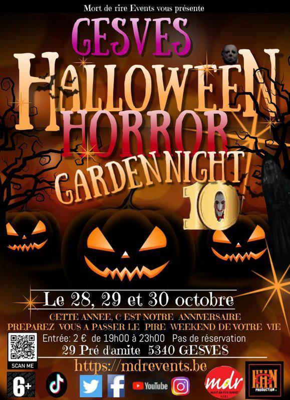 Halloween Horror Garden Night