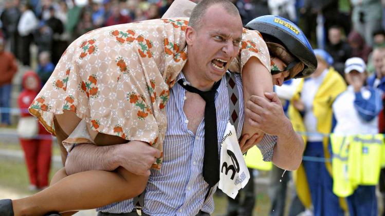 14th Wife Carrying World Championships in Finland