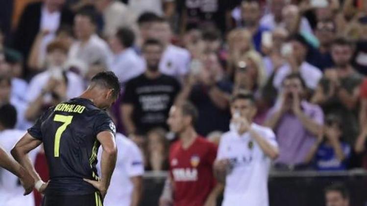 Champions League - Cristiano Ronaldo pakt vroege rode kaart bij CL-debuut voor Juventus