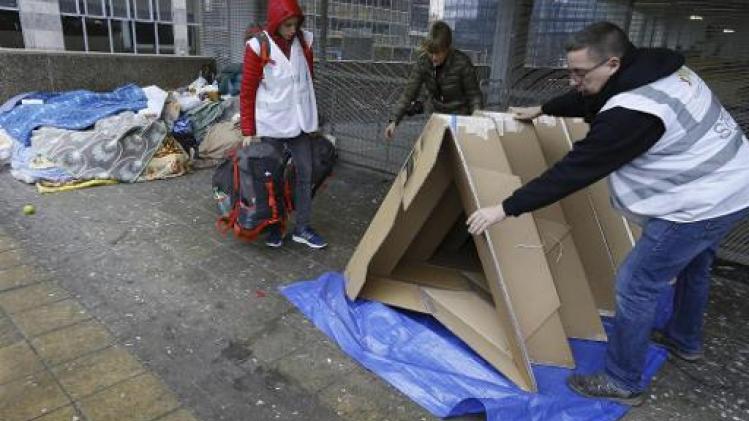 Burgerlijst Change.Brussels gaat op straat slapen tussen de daklozen