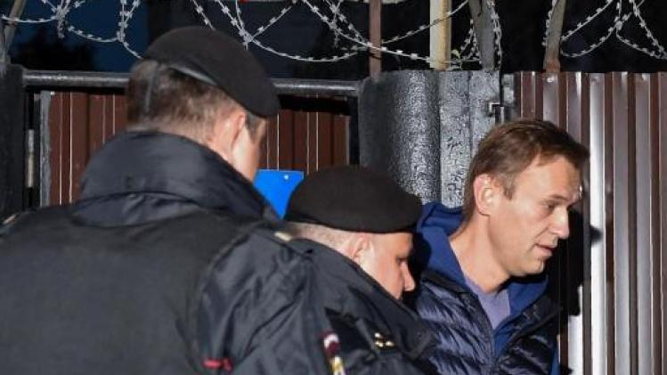 Poetins tegenstander Aleksej Navalni meteen na vrijlating weer opgepakt