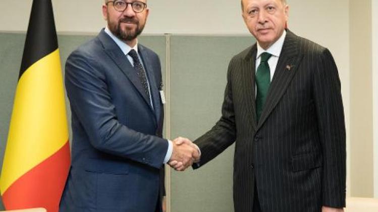 Algemene Vergadering VN - Premier Michel heeft "openhartig" gesprek met Turkse president Erdogan
