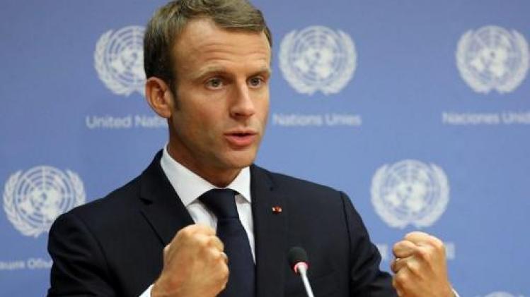 Macron: klimaatakkoord moet voorwaarde voor handelsovereenkomsten zijn