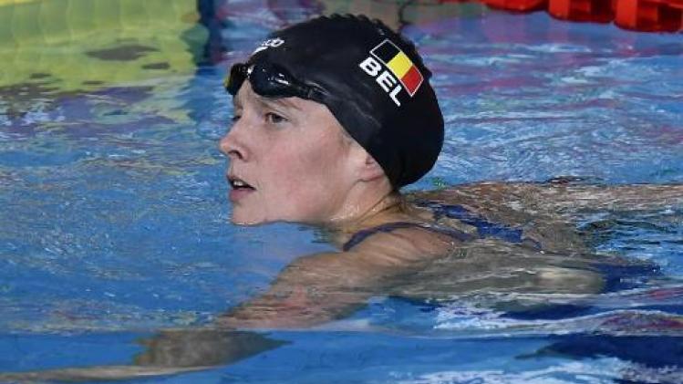 WB zwemmen - Kimberly Buys verbreekt haar Belgisch record in klein bad op de 50m vlinderslag