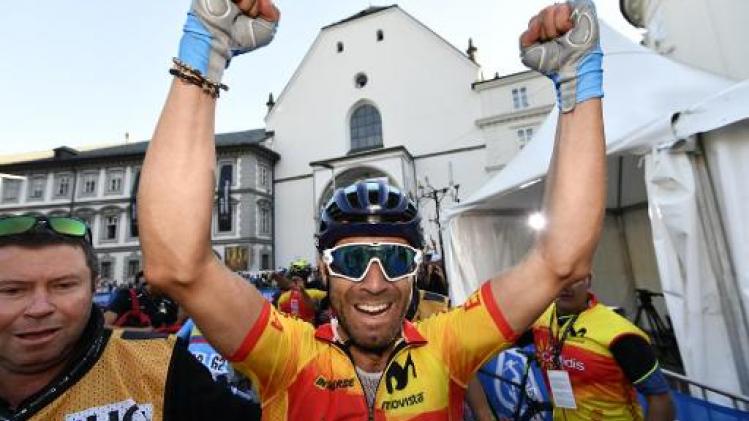 Valverde wordt op zijn 38e wereldkampioen