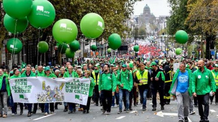 Actie tegen pensioenplannen in Brussel: politie verwacht verkeershinder