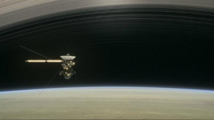 Het hagelt bij Saturnus
