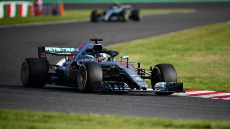 F1 - GP van Japan - Lewis Hamilton verovert pole