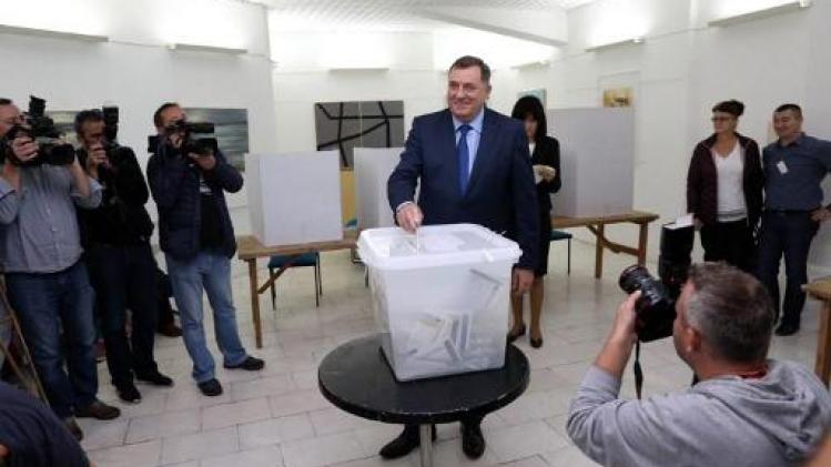 Verkiezingen Bosnië en Herzegovina - Nationalist Dodik eist overwinning op bij Serviërs
