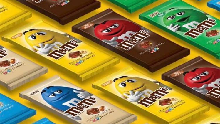 M&M's lanceert vijf chocoladerepen