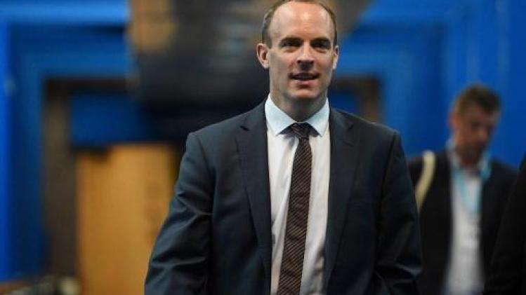 Brexit-minister Dominic Raab onverwacht in Brussel