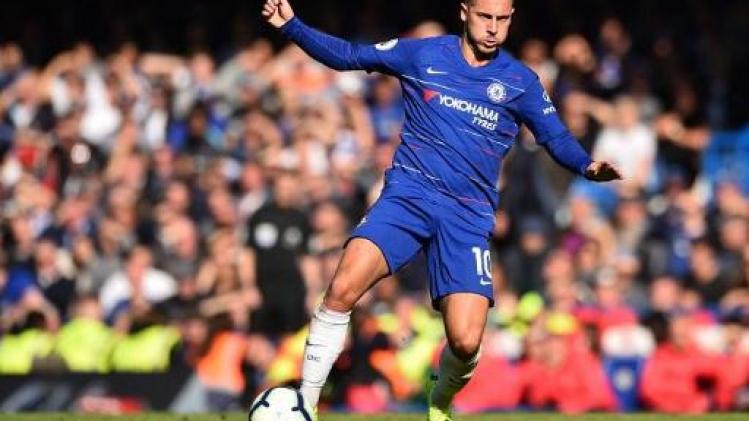 Eden Hazard ontbreekt bij Chelsea in Europa League door rugklachten