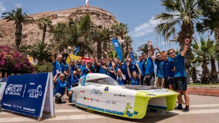 Leuvense studenten eindigen in Chileense zonnewagenrace voor het eerst als primus