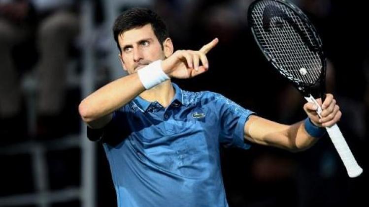 ATP Parijs - Djokovic in halve finale tegen Federer