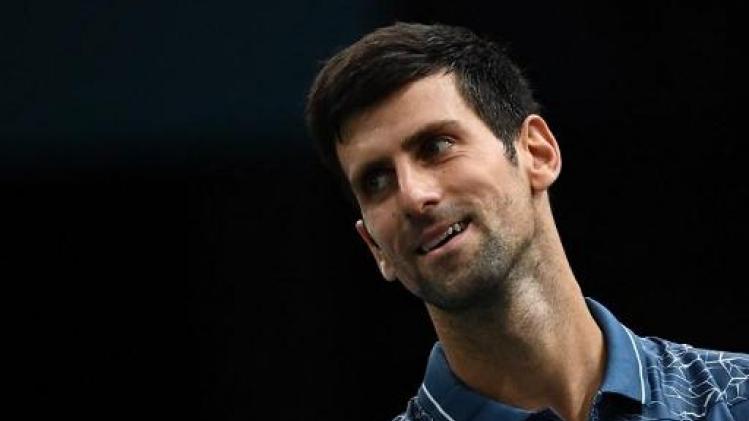 ATP Parijs - Djokovic bereikt finale na thriller tegen Federer