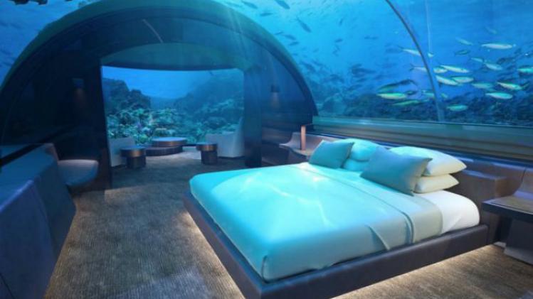 Eerste onderwaterhotel ter wereld geopend
