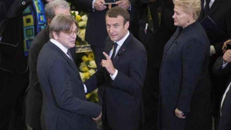 Europese liberalen en Macron trekken samen op naar Europese verkiezingen