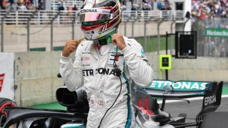 F1 - GP van Brazilië - Lewis Hamilton pakt de pole