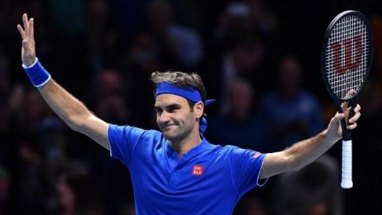 ATP Finals - Roger Federer houdt zijn kansen gaaf