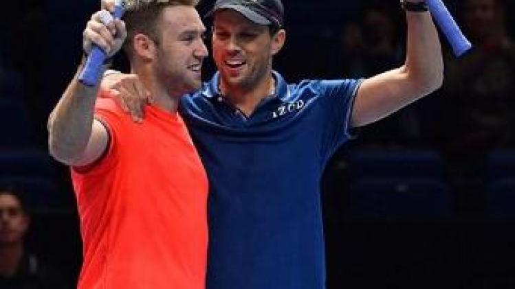 ATP Finals - Mike Bryan en Jack Sock winnen dubbelfinale