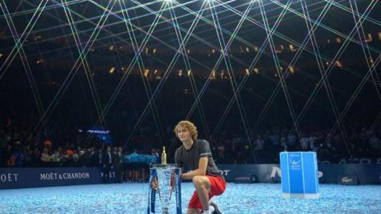 ATP Finals - Zverev is "ongelooflijk blij" met belangrijkste titel in zijn nog prille carrière
