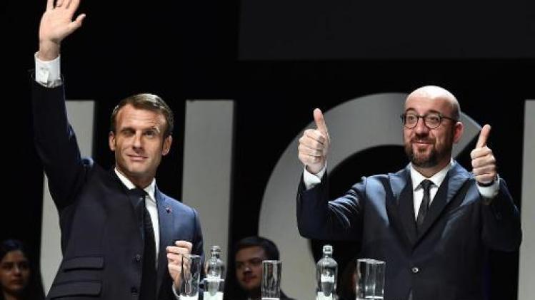 Macron en Michel pleiten opnieuw voor een "Europa met verschillende snelheden"