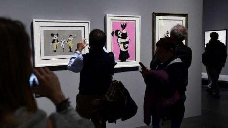 Expo "Banksy unauthorized" in Brussel onder curatele geplaatst